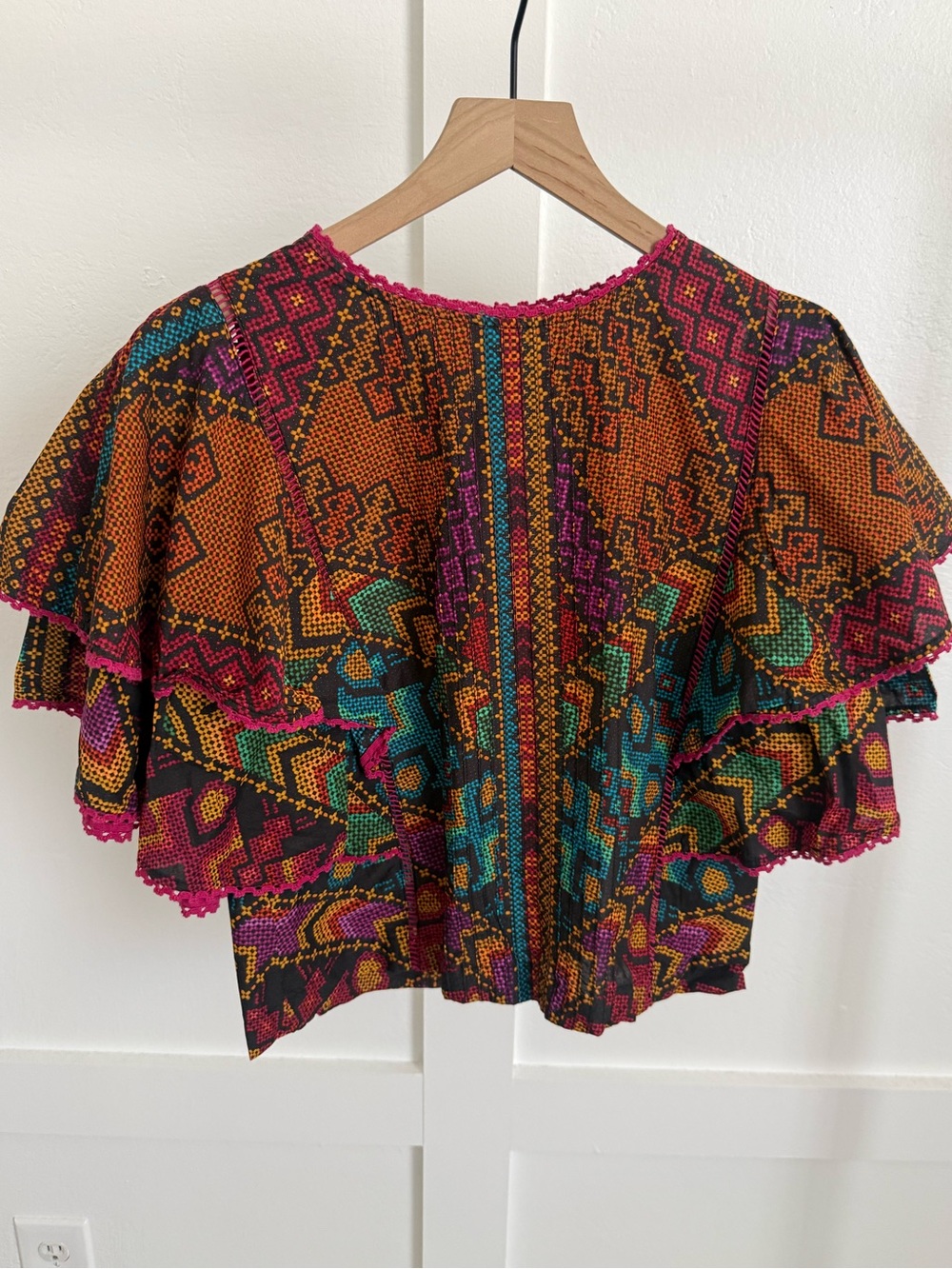 Farm Rio Yawanawa Stripes Blouse